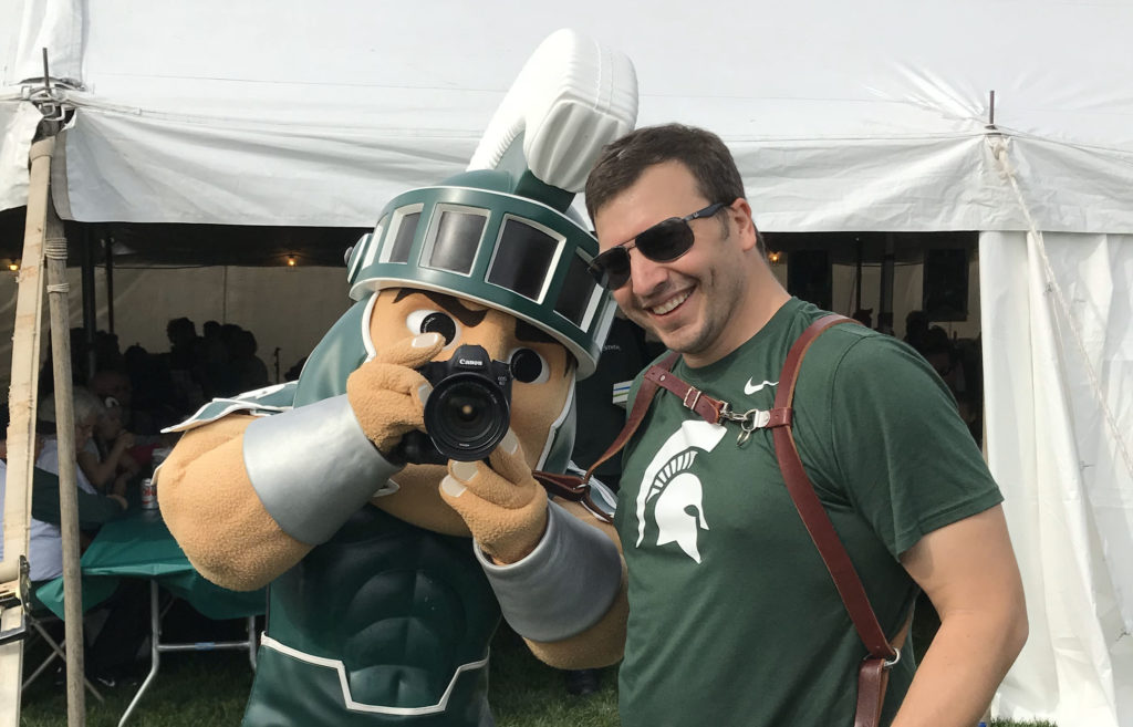 Trevor and Sparty